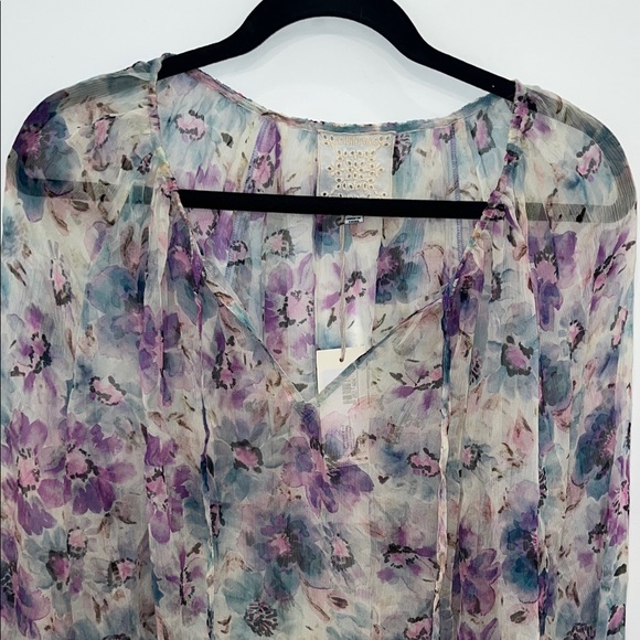 Johnny Was ‘Glinda’ Floral Peasant Blouse NWT - Picture 3 of 9